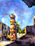 Pillar At Ellora Caves